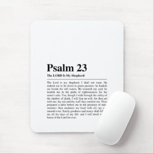Psalm 23 NKJV The Lord is My Shepherd Mouse Mat