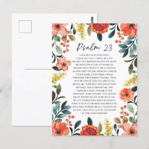 Psalm 23 NKJV The Lord is My Shepherd Postcard