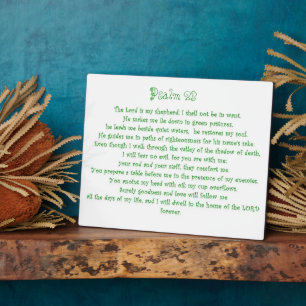 Psalm 23 Plaque