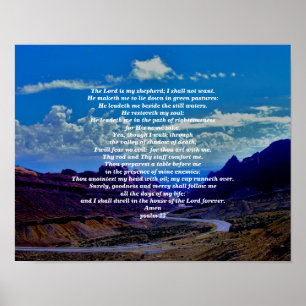 PSALM 23 POSTER