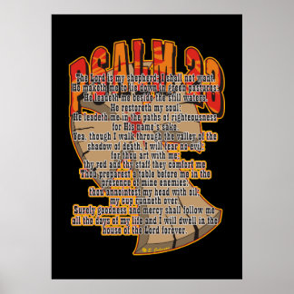 Psalm 23 poster