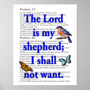Psalm 23 poster