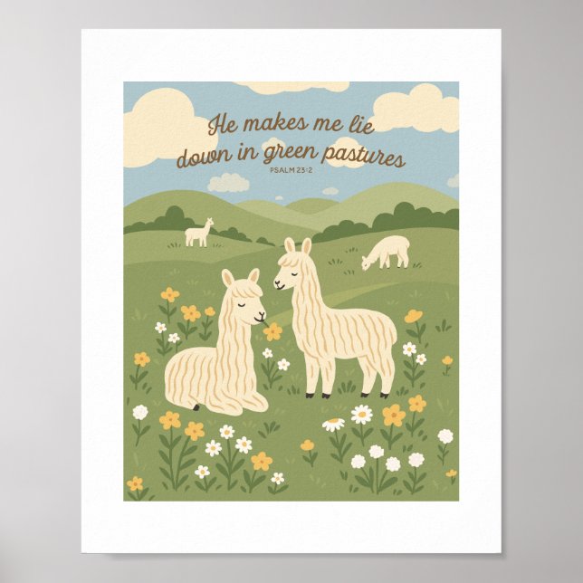 Psalm 23 poster (Front)