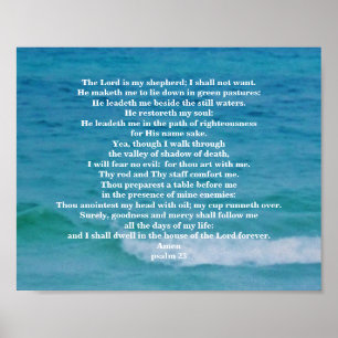 PSALM 23 POSTER