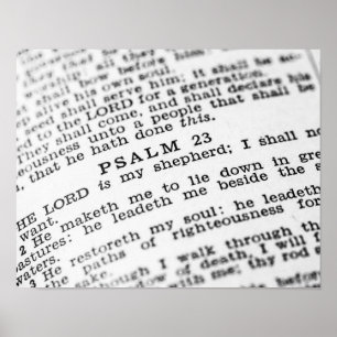 Psalm 23 poster