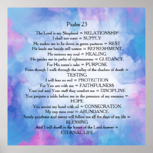 Psalm 23  poster
