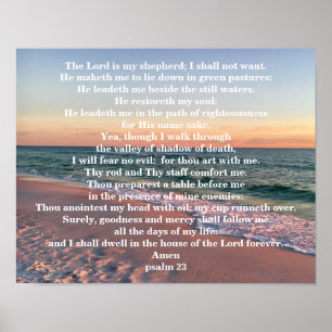 PSALM 23 POSTER