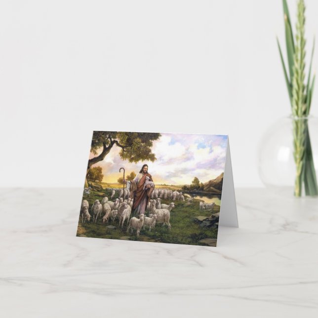 Psalm 23 The Lord is My Shepard Card (Front)