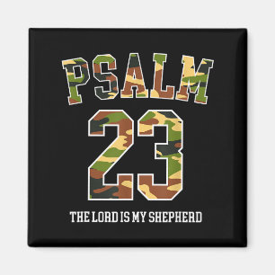 Psalm 23 The Lord Is My Shepherd Camouflage Christ Magnet