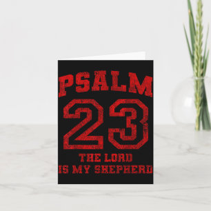 Psalm 23 The Lord Is My Shepherd  Card