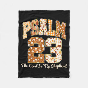 Psalm 23 The Lord Is My Shepherd Christian Fall Th Fleece Blanket