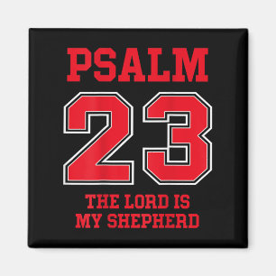 Psalm 23 The Lord Is My Shepherd, Design On Back Magnet