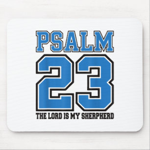 Psalm 23 The Lord Is My Shepherd Funny Christian T Mouse Mat