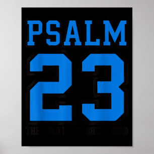 Psalm 23 The Lord Is My Shepherd Funny Christian T Poster
