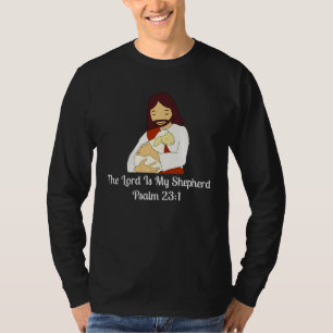 Psalm 23 The Lord Is My Shepherd Jesus Christian F T-Shirt