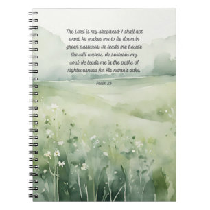 Psalm 23 The Lord is My Shepherd Journal Notebook