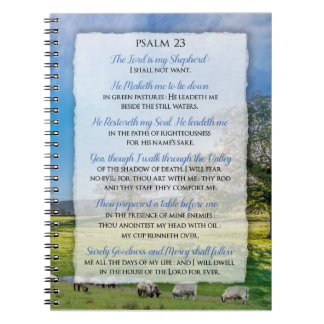 Psalm 23 - The Lord is my Shepherd Notebook