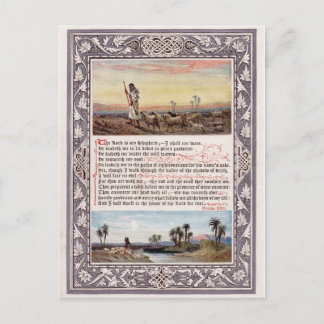 Psalm 23 "The Lord is My Shepherd" Postcard
