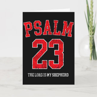 Psalm 23 The Lord Is My Shepherd Vintage Christian Card