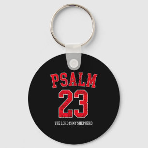 Psalm 23 The Lord Is My Shepherd Vintage Christian Key Ring