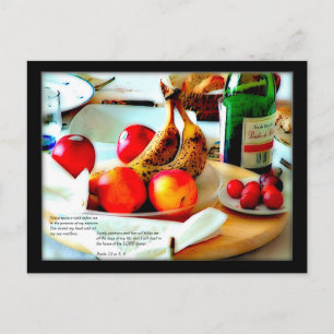 Psalm 23 v 5, 6  Postcard