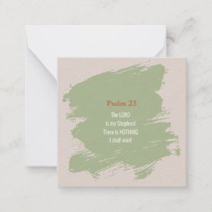 Psalm 23 Verse Card