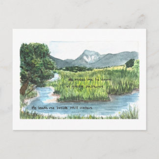 psalm 23 visual postcard