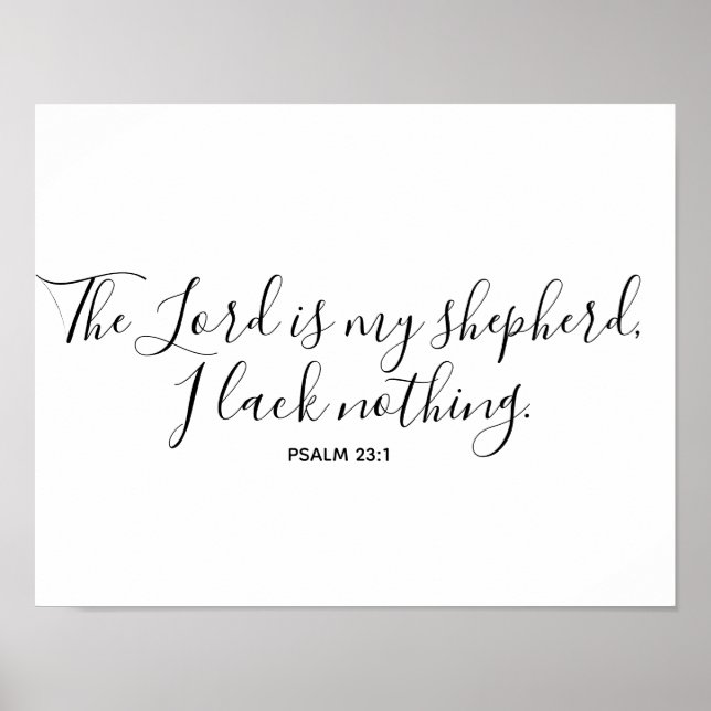 Psalm 23 Wall art (Front)