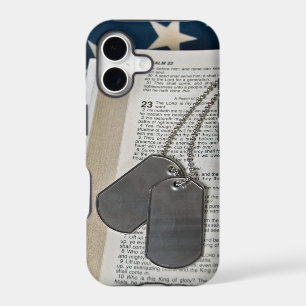 Psalm 23 with dog tags
