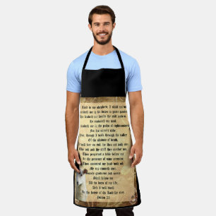 Psalm 23 with Lamb Apron