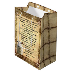 Psalm 23 with Lamb Medium Gift Bag