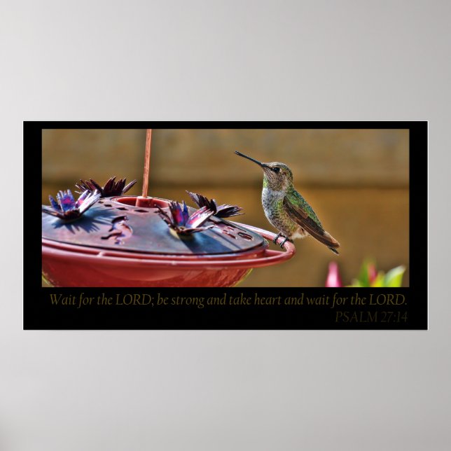 PSALM 27:14 Poster (Front)