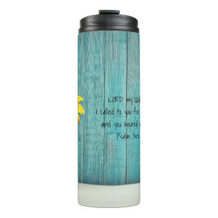 Psalm 30:2 Bible Verse Thermal Tumbler