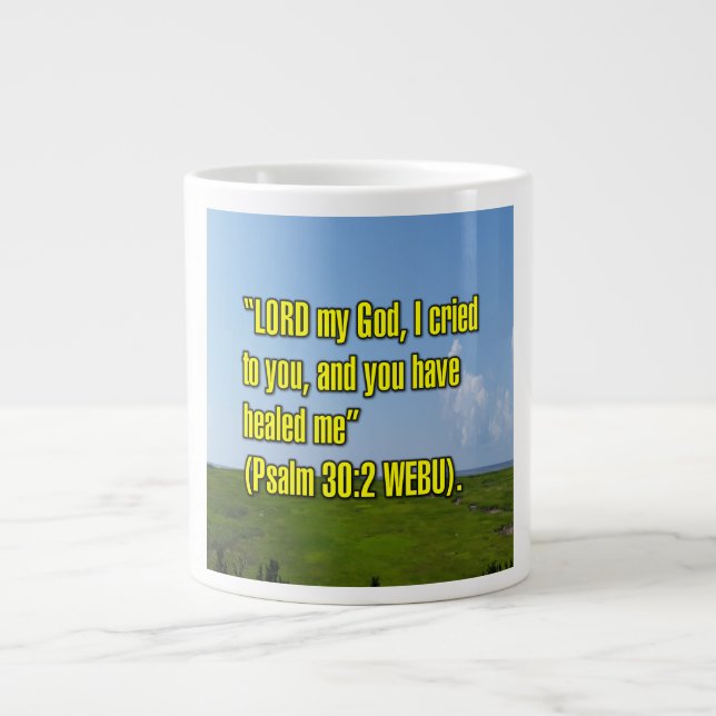 Psalm 30:2 WEBU Mug (Front)