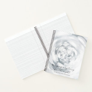 Psalm 30:5 Bible Study Bokeh Custom  Notebook