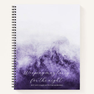 Psalm 30:5 Bible Study Custom Notebook