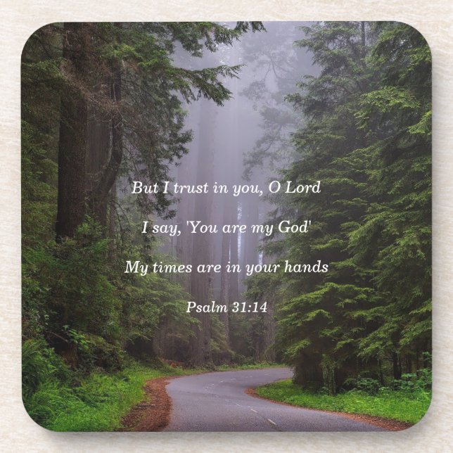 Psalm 31:14 You are my God Coaster (Front)