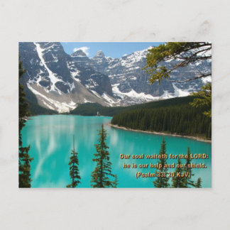 Psalm 33:20 Postcard