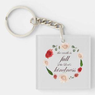 psalm 33 full kindness key ring