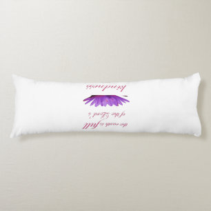 psalm 33 purple lotus kindness body cushion