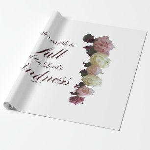 Psalm 33 wrapping paper