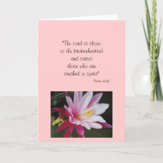 "PSALM 34:18" CARD