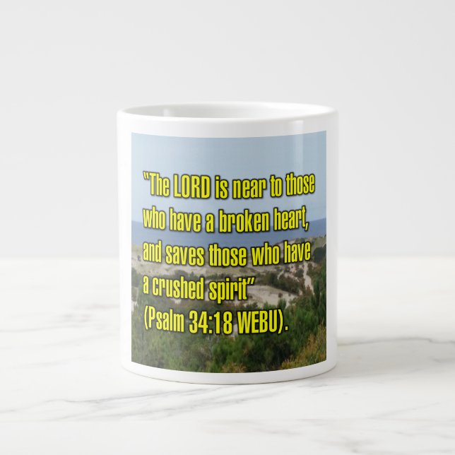 Psalm 34:18 WEBU Mug (Front)