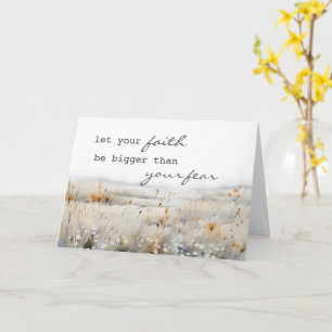 Psalm 34:4 Bible and Inspirational Quote Christian Card