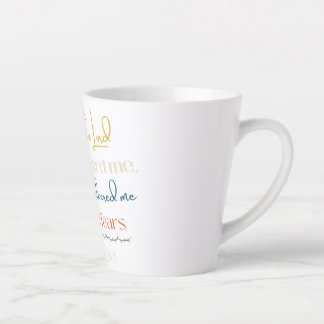 Psalm 34:4 Mug! Latte Mug