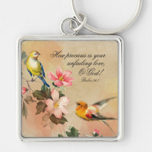 Psalm 36:7 How precious is your unfailing love Key Ring