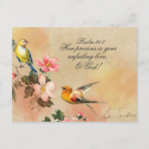 Psalm 36:7 How precious is your unfailing love Postcard