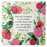 Psalm 37:4 Delight yourself in the Lord Clover