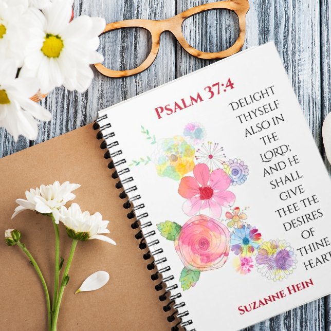 Psalm 37 Floral Woman's Devotional Bible Journal (Creator Uploaded)