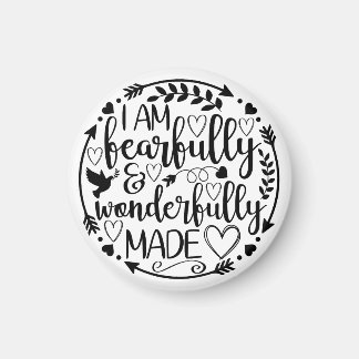 Psalm 39 Wonderfully Made Christian Scripture Magnet